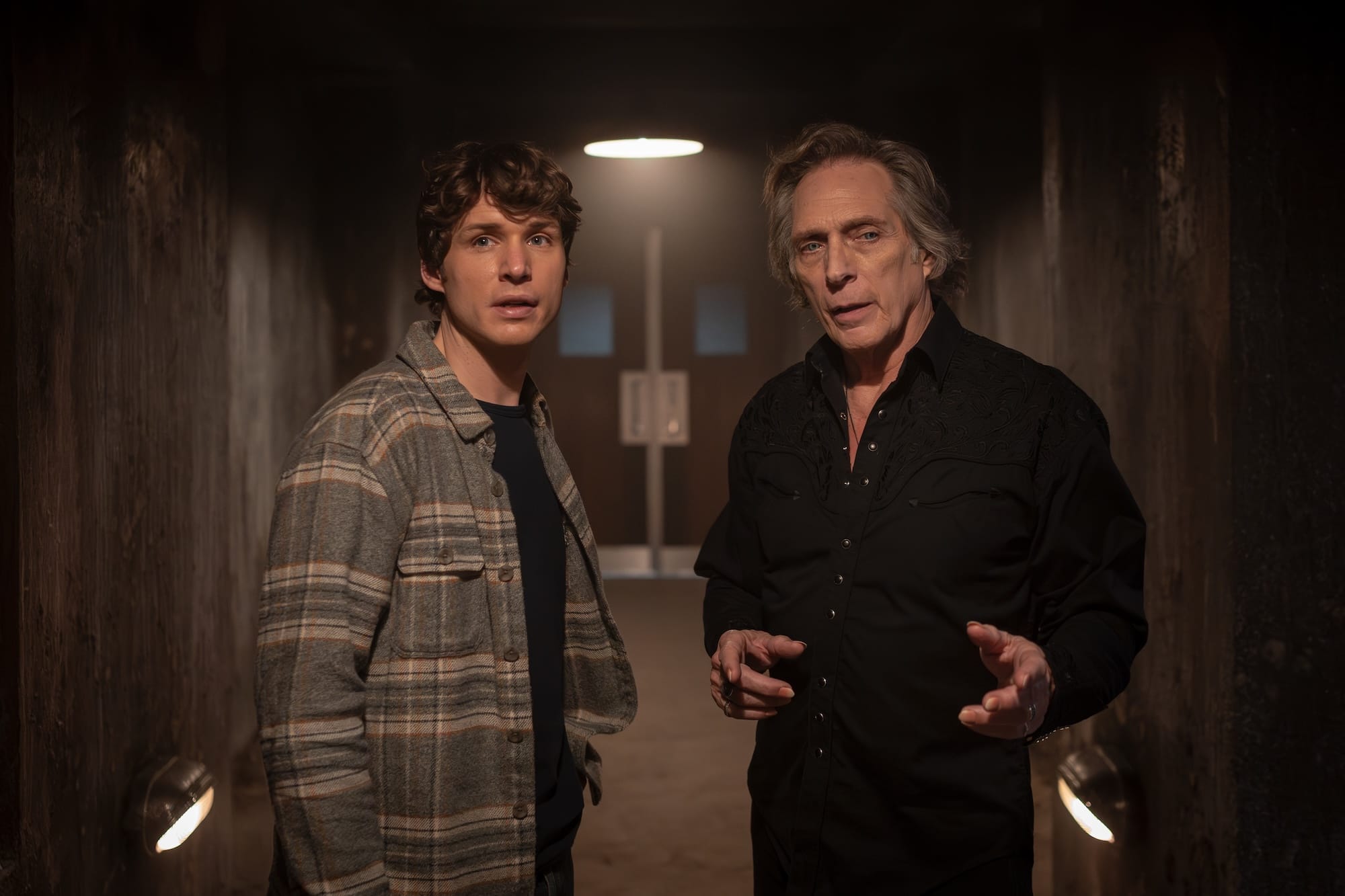 William Fichtner and Nicholas Denton in "Talamasca: The Secret Order"